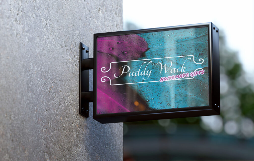 Paddy Wack Homemade Gifts — Storefront sign